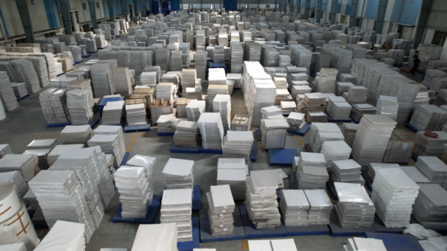 Drone View Packed Product Material